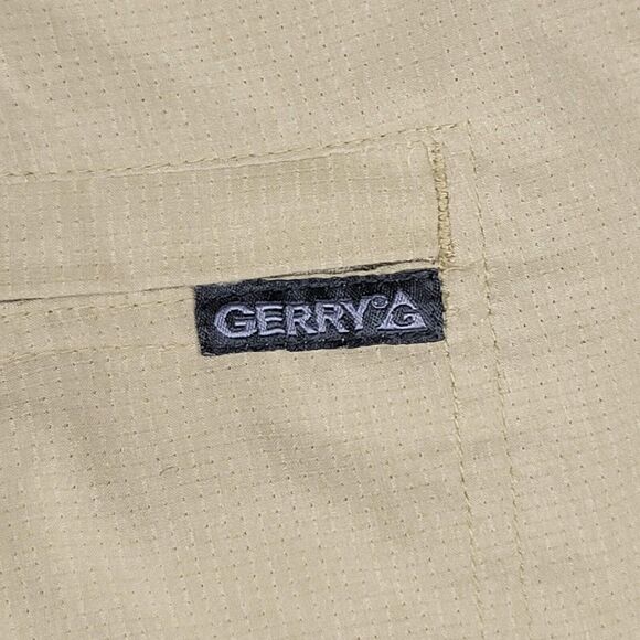 Gerry Mens Size 40 Shorts Tan Flat Front Pockets Hiking Outdoors Casual - Picture 2 of 12